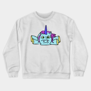 Colorful Unicorn Splat Crewneck Sweatshirt